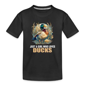 Canards Canard - T-shirt bio Premium Enfant - noir - Devant