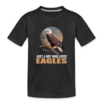 Aigle - T-shirt bio Premium Enfant - noir - Devant