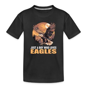 Aigle - T-shirt bio Premium Enfant - noir - Devant
