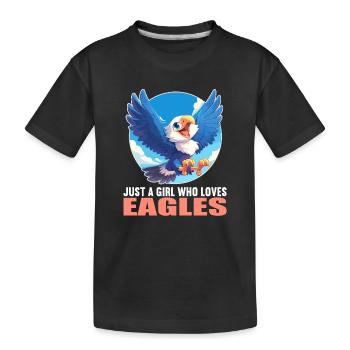Aigle - T-shirt bio Premium Enfant - noir - Devant