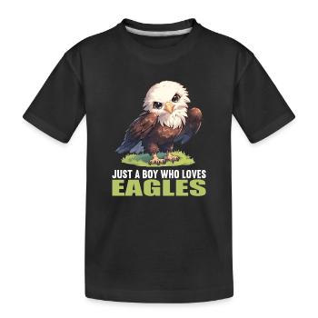 Aigle - T-shirt bio Premium Enfant - noir - Devant