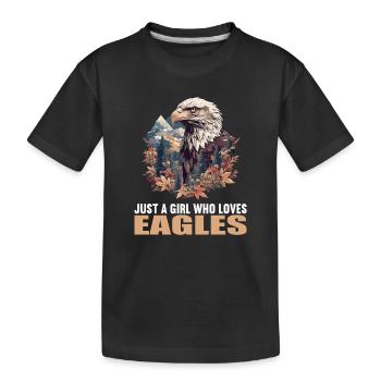 Aigle - T-shirt bio Premium Enfant - noir - Devant