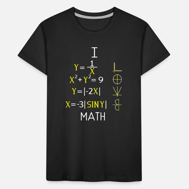 Math Math Math Teacher Mathematician Kids' Premium Organic T-Shirt