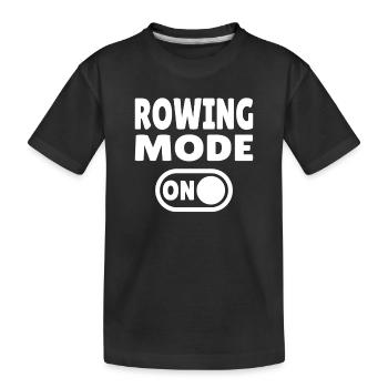 Mode d’aviron ON - Rudern - T-shirt bio Premium Enfant - noir - Devant