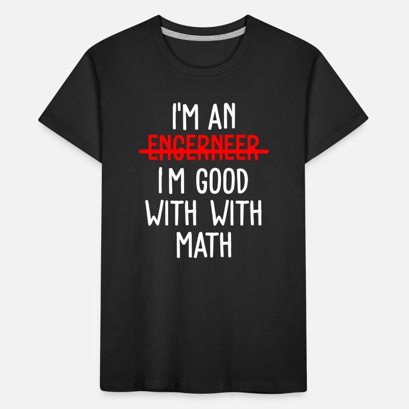 Math Math Math Teacher Mathematician Kids' Premium Organic T-Shirt