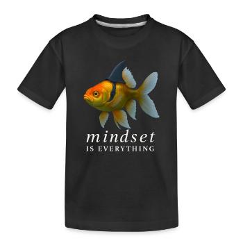 Mindset is Everything Goldfish, Motivational  - T-shirt bio Premium Enfant - noir - Devant
