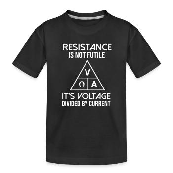 Physique Physicien Physique Étudiant en physique Professeur de physique - T-shirt bio Premium Enfant - noir - Devant