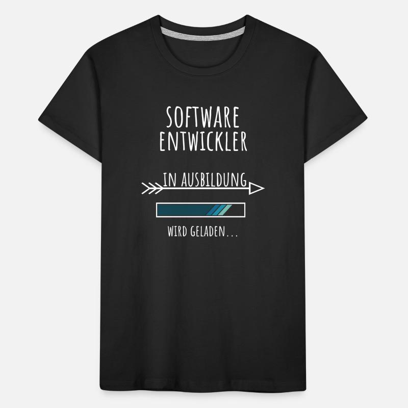 Informatik Studium Beruf Softwareentwickler Kinder Premium Bio T-Shirt