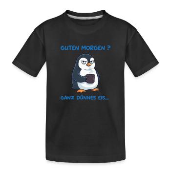Humeur de glace mince - T-shirt bio Premium Enfant - noir - Devant