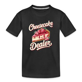 Gâteau - T-shirt bio Premium Enfant - noir - Devant