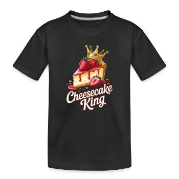 Gâteau - T-shirt bio Premium Enfant - noir - Devant
