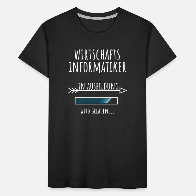 Business Informatics Studies Profession Education Kids' Premium Organic T-Shirt