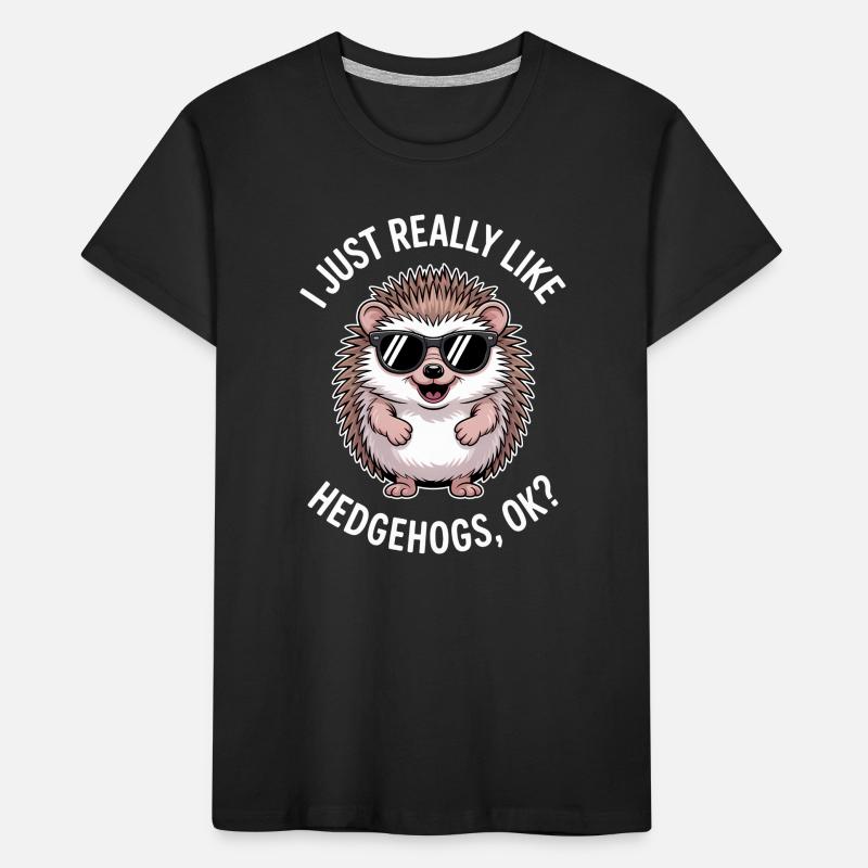 Igel Spruch Lustiges Igel Geschenk Kinder Premium Bio T-Shirt