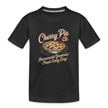 Boulangerie Vintage Publicité - T-shirt bio Premium Enfant - noir - Devant