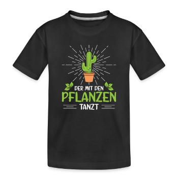 Jardinier Jardinage Jardinage Jardinage Jardinage - T-shirt bio Premium Enfant - noir - Devant