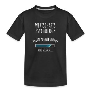 Psychologie d’entreprise Études Profession Éducation - T-shirt bio Premium Enfant - noir - Devant