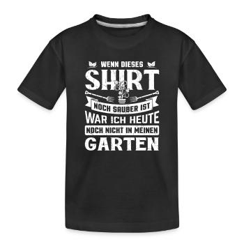 Jardinier Jardinage Jardinage Jardinage Jardinage - T-shirt bio Premium Enfant - noir - Devant