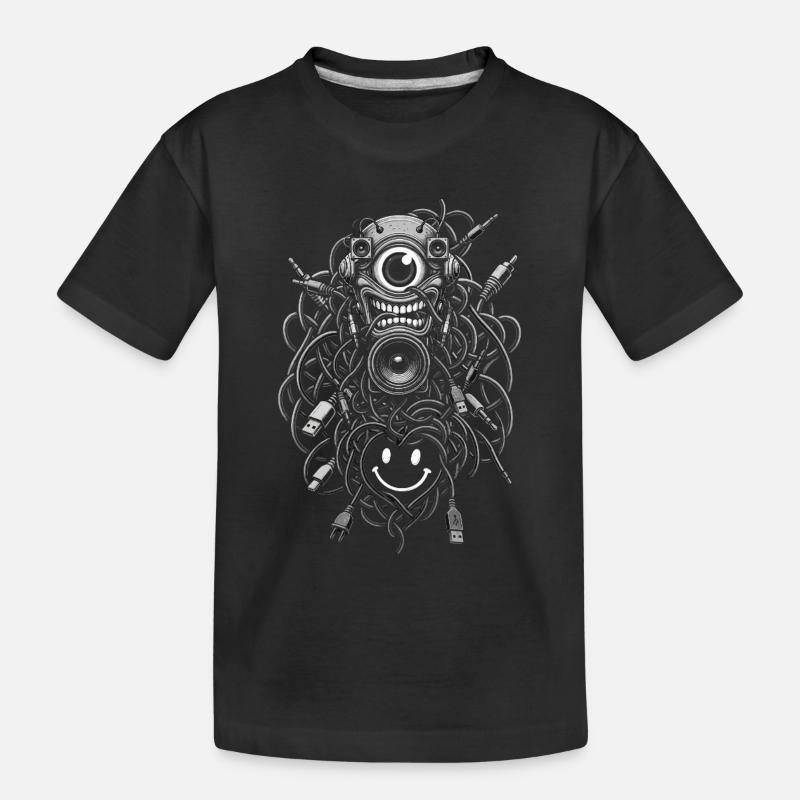 Cables line - T-shirt bio Premium Enfant - noir