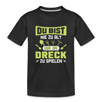 Jardinier Jardinage Jardinage Jardinage Jardinage - T-shirt bio Premium Enfant - noir - Devant