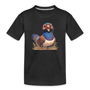 Faisans Faisan - T-shirt bio Premium Enfant - noir - Devant