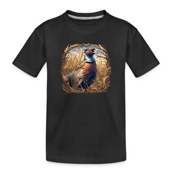 Faisans Faisan - T-shirt bio Premium Enfant - noir - Devant