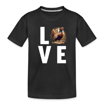 Faisans Faisan - T-shirt bio Premium Enfant - noir - Devant