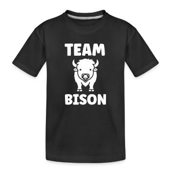 Bison - T-shirt bio Premium Enfant - noir - Devant