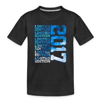 LIMITED EDITION 2017 9 JAHRE 9. GEBURTSTAG - Kinder Premium Bio T-Shirt - Schwarz - Vorne