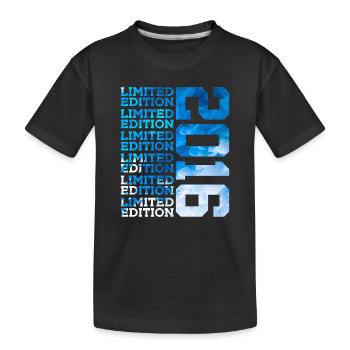 ÉDITION LIMITÉE 2016 10 ANS 10E ANNIVERSAIRE - T-shirt bio Premium Enfant - noir - Devant