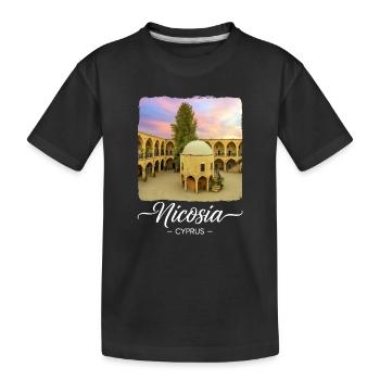Nicosie, Chypre - T-shirt bio Premium Enfant - noir - Devant
