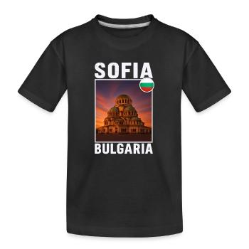 Sofia Bulgarie - T-shirt bio Premium Enfant - noir - Devant