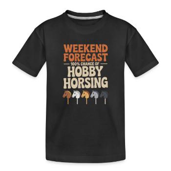 Hobby Horsing - T-shirt bio Premium Enfant - noir - Devant