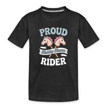 Hobby Horsing - T-shirt bio Premium Enfant - noir - Devant