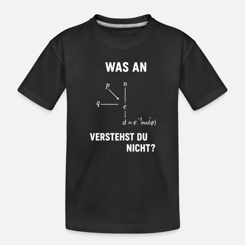 Informatik Informatiker Lustiges IT Geschenk  - Kinder Premium Bio T-Shirt - Schwarz