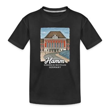 Hamm - Kinder Premium Bio T-Shirt - Schwarz - Vorne