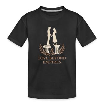 Antike Liebesmythologie Romantik Vintage - Kinder Premium Bio T-Shirt - Schwarz - Vorne