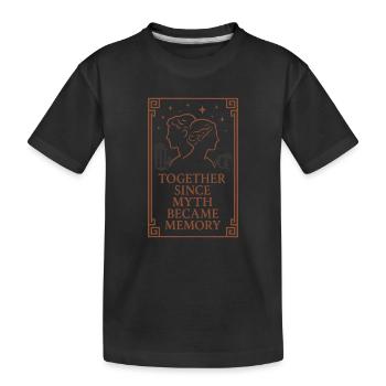 Mythologie de l’amour ancien Romance Vintage - T-shirt bio Premium Enfant - noir - Devant