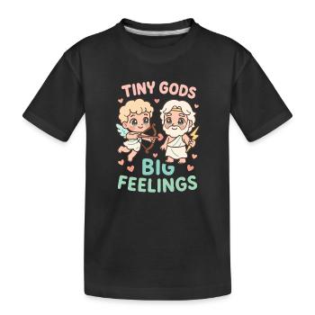 Antike Liebesmythologie Romantik Vintage - Kinder Premium Bio T-Shirt - Schwarz - Vorne