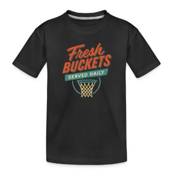 Basketball Spruch Humor Basketballer Geschenkidee - Kinder Premium Bio T-Shirt - Schwarz - Vorne