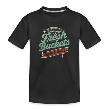 Basketball Spruch Humor Basketballer Geschenkidee - Kinder Premium Bio T-Shirt - Schwarz - Vorne