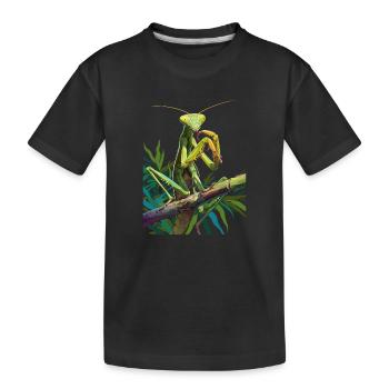 Mantes religieuses Mantes religieuses - T-shirt bio Premium Enfant - noir - Devant