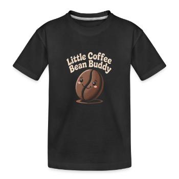 Grain de café - T-shirt bio Premium Enfant - noir - Devant