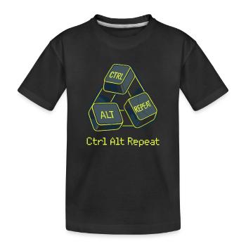 Startup Founder Survivor Burnout Recover - Kids' Premium Organic T-Shirt - black - Front
