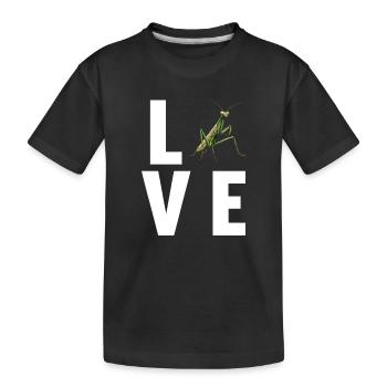 Mantes religieuses Mantes religieuses - T-shirt bio Premium Enfant - noir - Devant