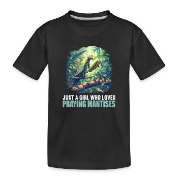 Mantes religieuses Mantes religieuses - T-shirt bio Premium Enfant - noir - Devant