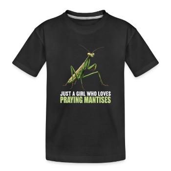 Mantes religieuses Mantes religieuses - T-shirt bio Premium Enfant - noir - Devant