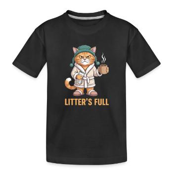 Rôti du matin - T-shirt bio Premium Enfant - noir - Devant