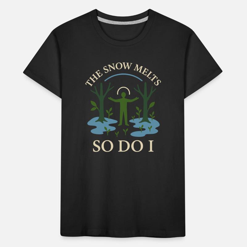 Forest Walk Overthinker Mental Reset Kinder Premium Bio T-Shirt