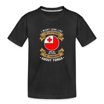 Tonga - T-shirt bio Premium Enfant - noir - Devant