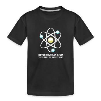 Quantum Physics Quantum Physics Quantum Leap - Kids' Premium Organic T-Shirt - black - Front